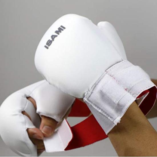 ISAMI Двусторонний фиксатор кулака Красно-белый двусторонний (часть запястья) л-3093