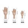 Jointed Hand Plant Holder Flexible Eye Catching Wooden DIY Plant Accessories Decor for Bedroom
