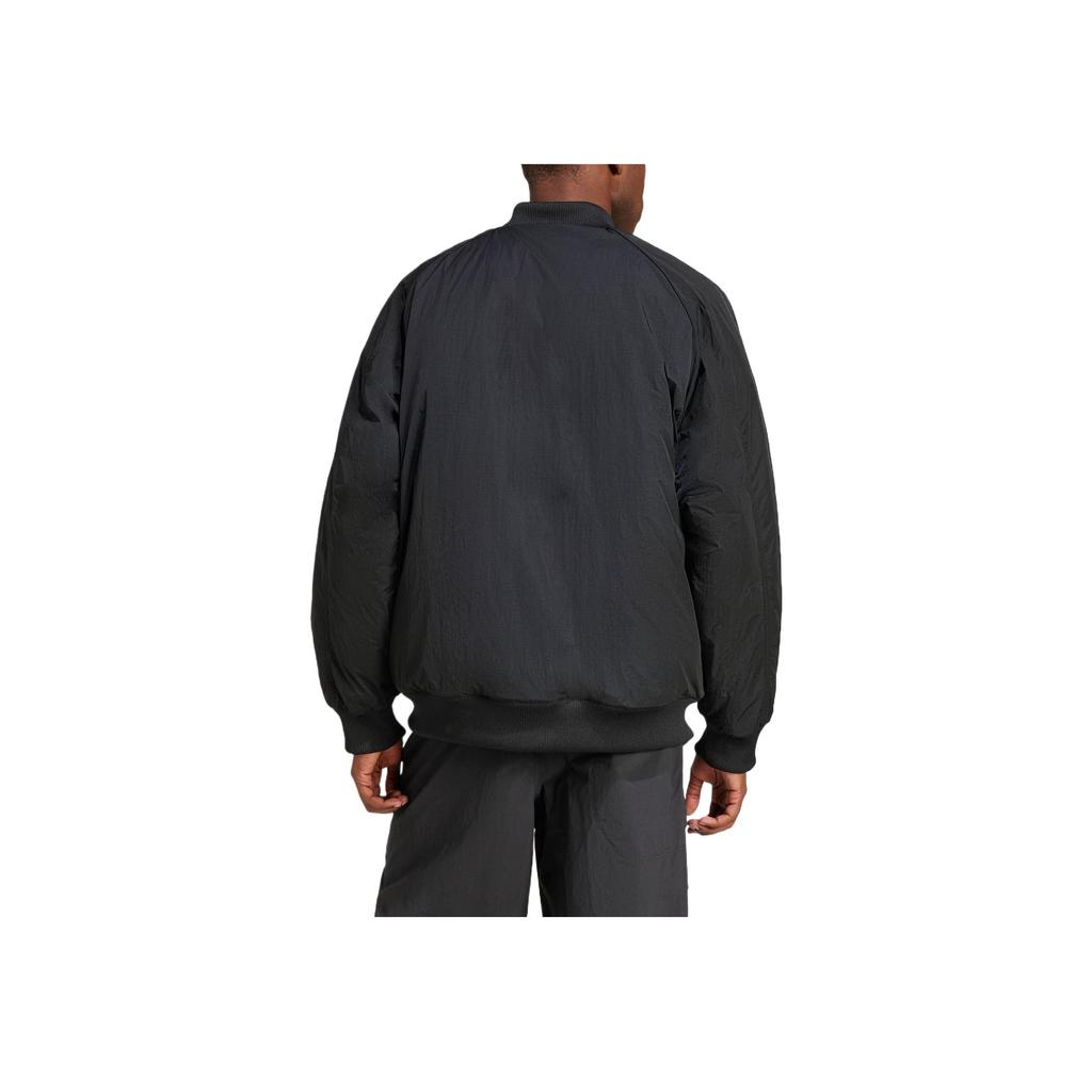 adidas Os Bomber Повседневная свободная удобная ветрозащитная хлопковая куртка мужская куртка черного цвета JC7546