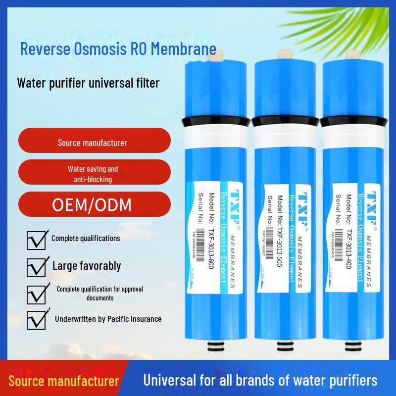 Универсальный водосберегающий мембранный фильтр обратного осмоса 75G/100G/400G/600G для бытовых очистителей