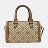 [Pre-Owned] T Monogram All Over Print Zipper Closure Fabric And Leather Boston Bag Mini - Very Good #1FFBLKF