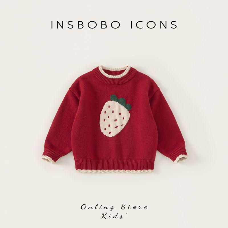Insbobo Весенне-осенний модный свитер для девочки