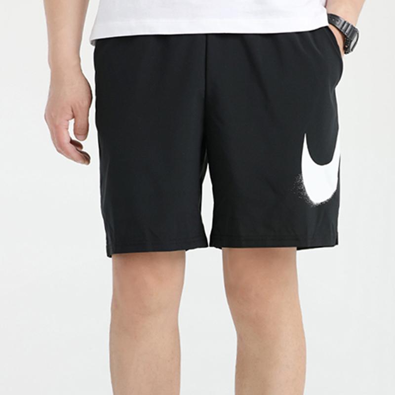 Nike Dri-Fit Flex Woven 3.0 Swoosh Дышащие ультралегкие повседневные спортивные шорты Мужские брюки Черные CZ6371-010