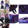 Fashionable And Large Capacity Women Girl Galaxy Starry School Bag For Teens