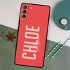 Pastel Custom Name Monogram Case For Samsung Galaxy S20 S21 FE S22 Plus S23 Ultra S8 S9 S10 Plus Note 10 20 Ultra Cover