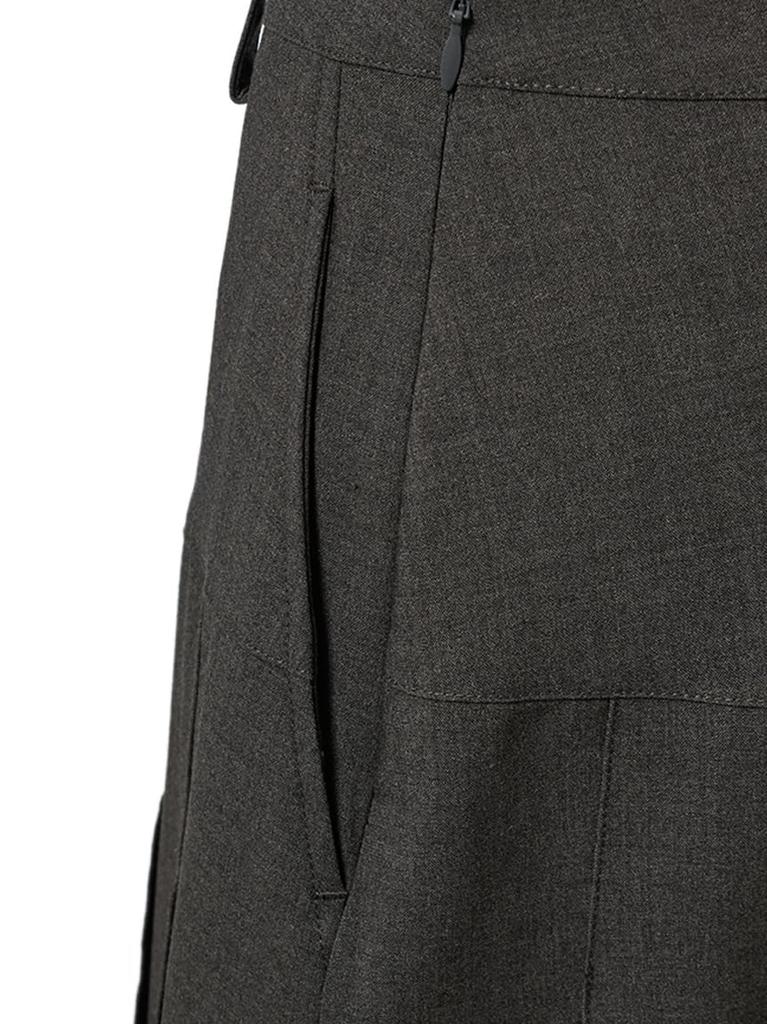 Юбка со складками на кокетке по талии 09WFS254311GRY0