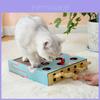 Игрушка-whackamouse для кошек из дерева и гофрокартона, многофункциональная дразнилка для кошек для игры в помещении