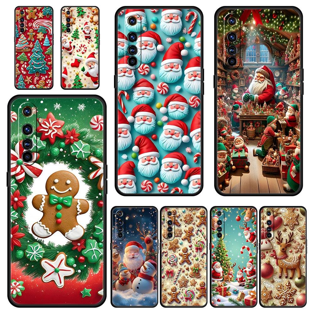 New Year Christmas Soft TPU For Realme 13 12 11 10 9 Pro Plus GT3 GT2 C21 C25 C35 C53 C55 C67 Pro 5G Phone Case Cover Fundas Bag