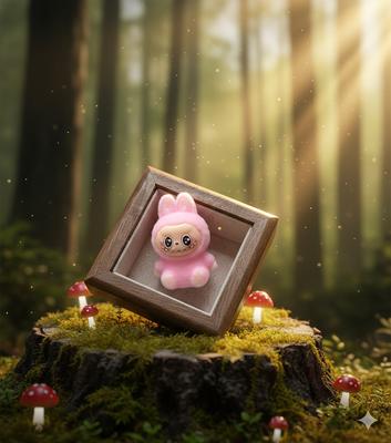 Фигурка Лабубу Labubu The Monsters монстр игрушка детская пушистая розовая 4 см