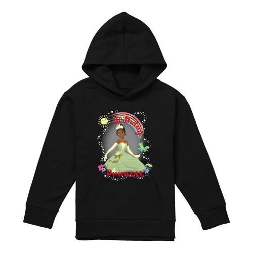 The Princess and the Frog Childrens/Kids Birthday Princess Tiana Heather Hoodie