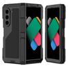 Чехол для Samsung Galaxy Z Fold6 5G из алюминиевого сплава + силикона с подставкой и защитной пленкой для экрана из ПЭТ