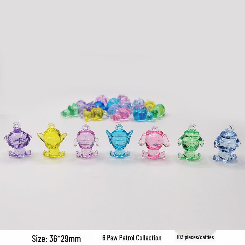 Colorful Mini Acrylic Milk Bottle Cartoon Ornaments - Cute Handmade DIY Decorative Accessories