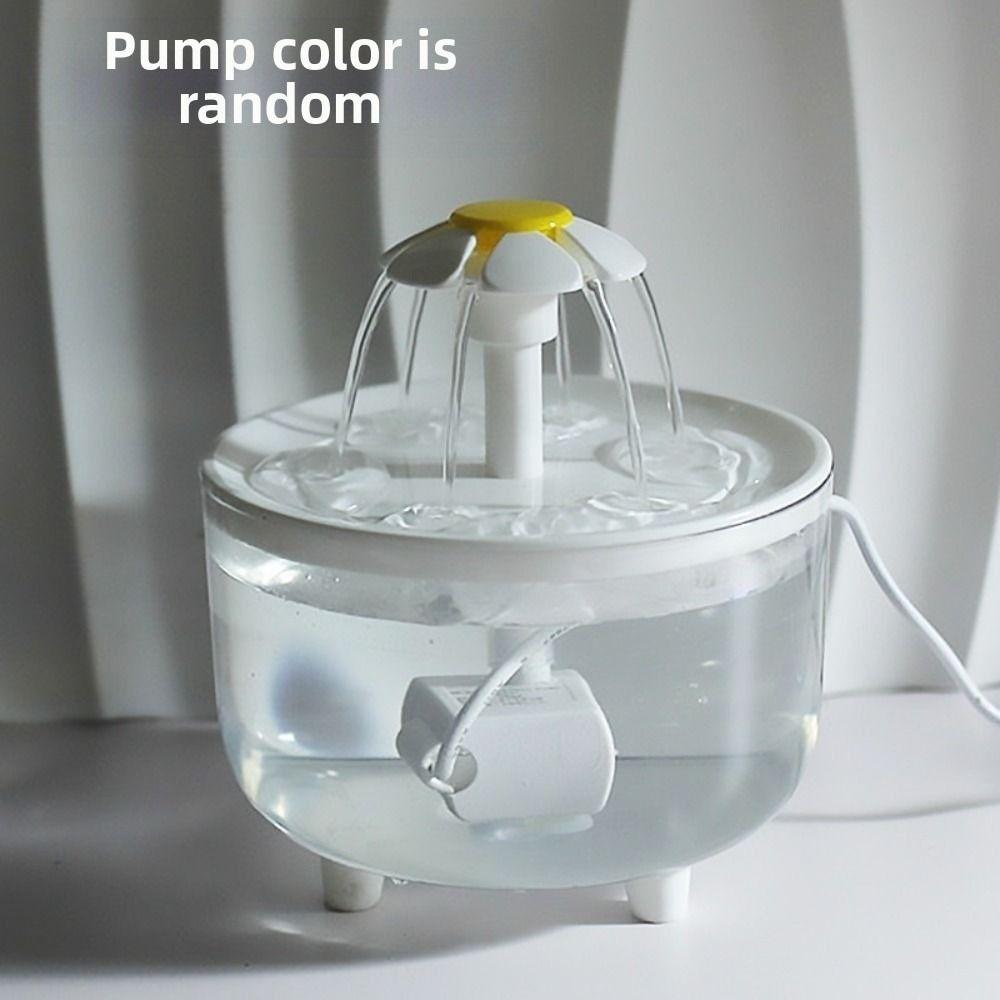 Transparent Automatic Cat Water Fountain Electric Pet Drinking Fountain  Pets Home Alone