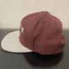 Б/у кепка brixton snapback бордово-красная серая