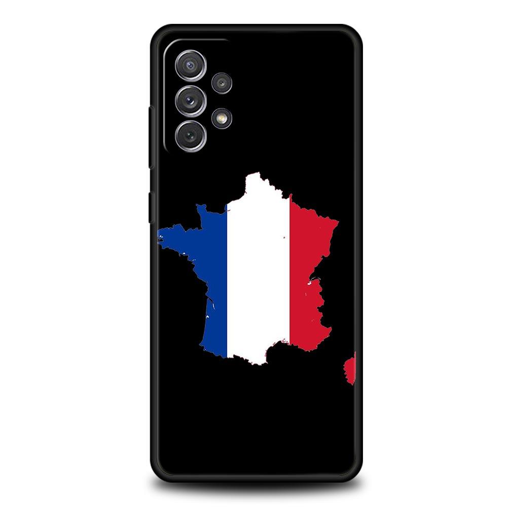 Чехол для телефона Samsung Galaxy A15 A13 A51 A71 A41 A31 A21S A03S A05 A35 A55 A23 A25 A33 A53 A73 5G Обложка Флаг Франции