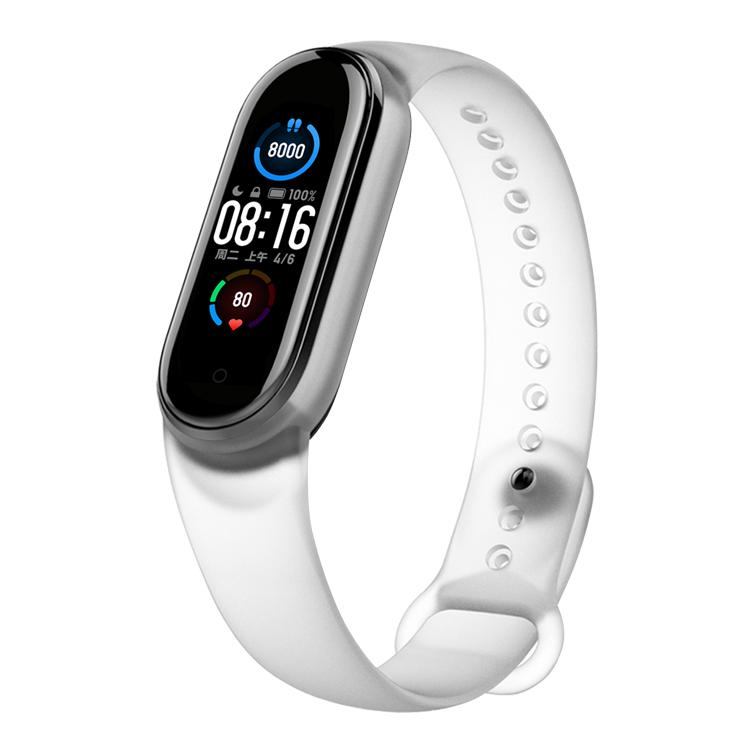 Прозрачный ремешок для Xiaomi Mi Band 6 5 4 3, мягкий браслет на запястье для Mi Band 3 4 Mi Band 5 6, двухцветный сменный ремешок для Mi Band 6 3 4 5
