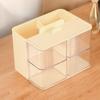 Multi Grid Stationery Storage Box Large Capacity Makeup Brush Holder Durable Pen Container  Student