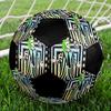 Beetlejuice3 Soccer Ball Colorful All Ages Machine Stitched PVC Competition Ready Durable High-Bounce.SIZE5