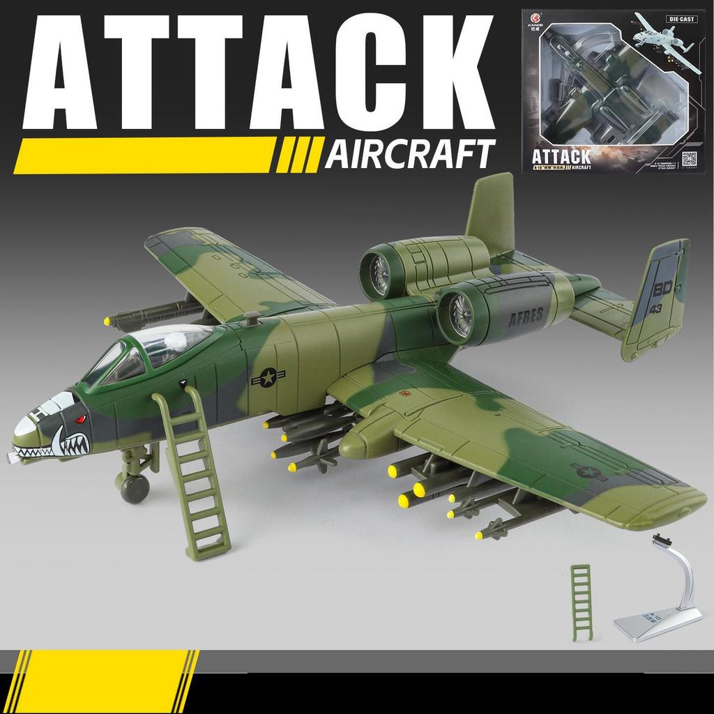 1/72 Штурмовик A-10 Thunderbolt II Игрушечный Самолет Модель Самолета Литой Металлический Самолет Миниатюра Уникальная Коллекция Подарок для Детей