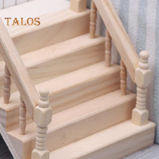 Лестница для кукольного домика Мини деревянная мебель Поручень Лестница 1:12 масштабных миниатюрных лестниц для кукольного домика, аксессуары для микроландшафта своими руками