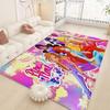 Girl-W-Winx Catoon Clubs Entrance Door Mat Washable Non-Slip Living Room Sofa Chairs Area Mat Kitchen Welcome Doormat