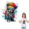 Thermal Press Bears Colors Parches Para Ropa Stickers On Clothes Garment Accessory Heat Transfer Diy Washable New