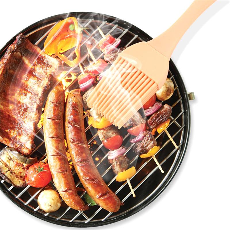 Силиконовая кисть для масла, кисточка для поливания барбекю, приправа, соус, торт, хлеб, масло, яйцо, термостойкая, домашняя кухня, выпечка, инструменты для приготовления пищи