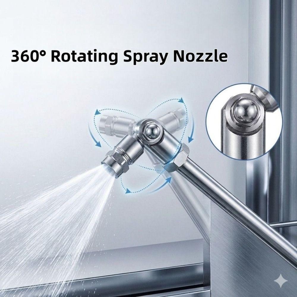 1/4" Quick Connect HVAC Coil Cleaning Nozzles 25° Fan Nozzle Spray Wand Air Conditioning Cleaning