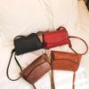 Pu Retro Crossbody Bag With Inner Card And Solid Color Design Womens For