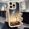 Ударопрочный чехол для телефона Xiaomi Redmi Note 14 13 12 11 10 9 8 7 Pro/Plus Защита от падения Одинокое Звездное Небо Дерево Защитная крышка