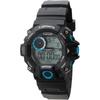 Crepha T-Sports Цифровые часы Многофункциональные 5ATM Водонепроницаемые Секундомер Большой экран Синие Мужские Спортивные