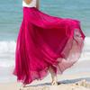Women's Spring and Summer Vacation Seaside Big Swing Half-body Skirt Beach Casual Skirt