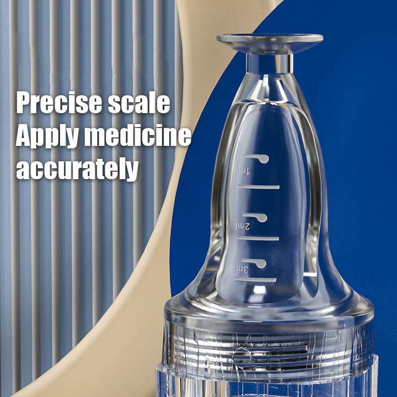 Шесть игл, аппликатор для кожи головы, жидкая расческа для корней волос, медицинская расческа для волос для роста волос, сыворотка, масло, питательный направляющий массажер