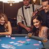 VEVOR Foldable Poker Table, 8 Player 1220 mm Folding Casino Leisure Table with Padded Rails & Cup Holders