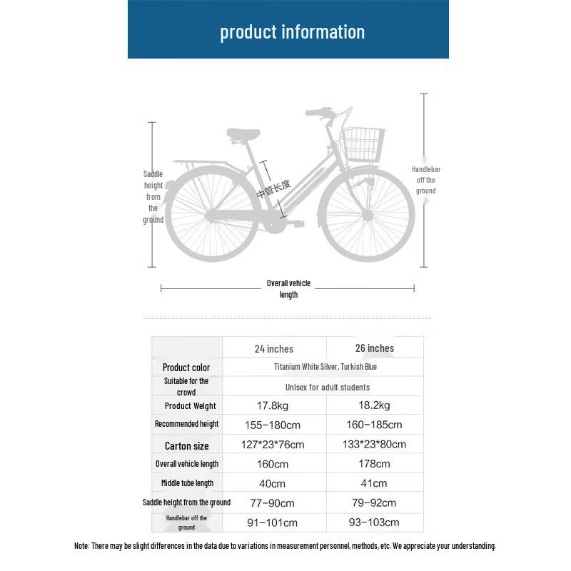 Yongjiu British Style 3.0 Women's City Bike