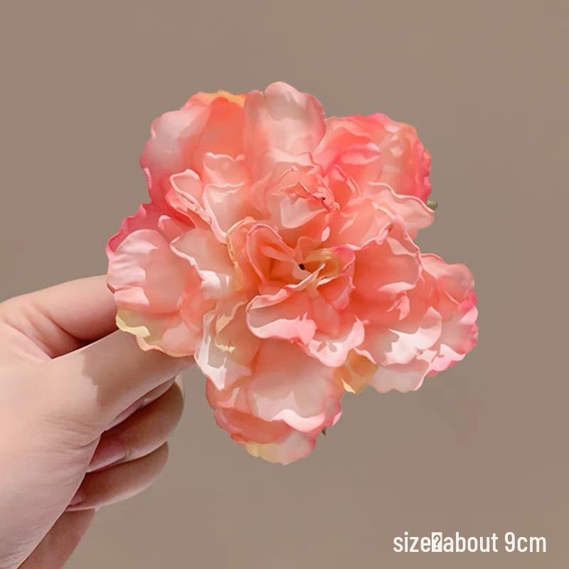 Весенне-летняя цветочная заколка для волос: Дизайн «Лилия, Роза и Гибискус»