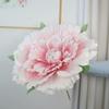 Silk PE Artificial Peony Giant Wedding Flower New Fake Flowers  Window Display