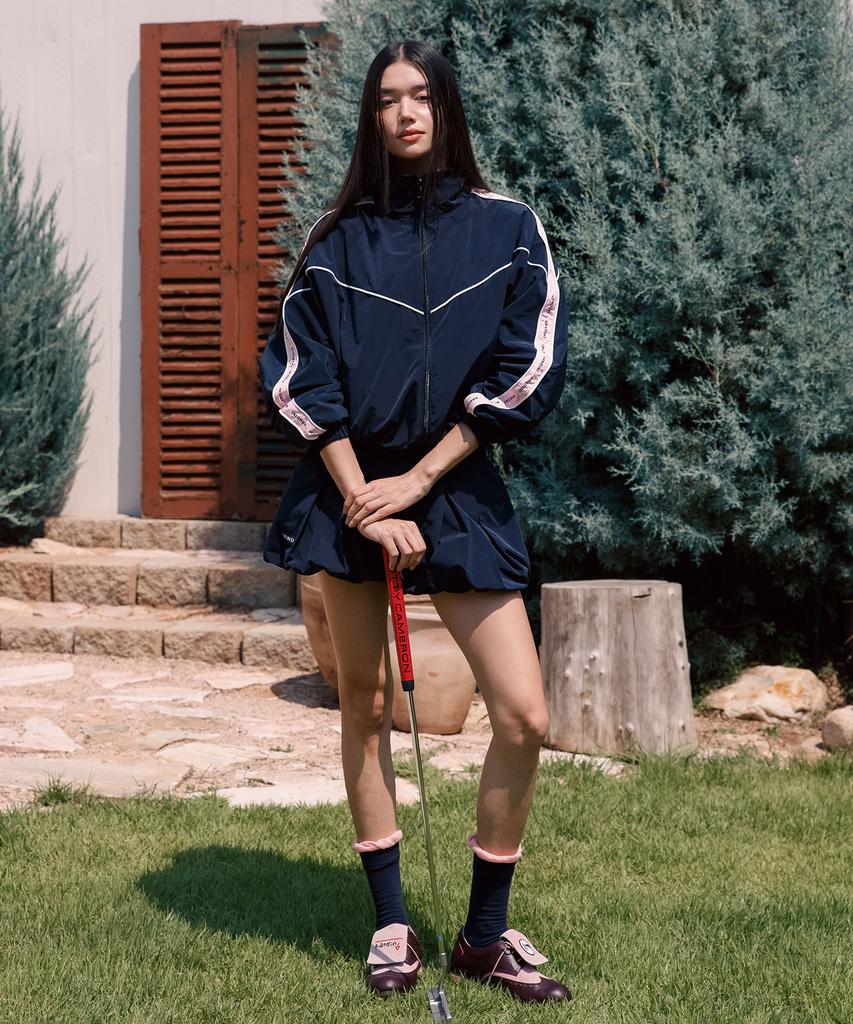 KANDINI Navy V-Windbreaker Jumper
