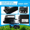 48V 275A Golf Cart Controller, Direct Replacement for Curtis 1266A-5201 Compatible with Club Car EZGO Yamaha Utility Vehicle