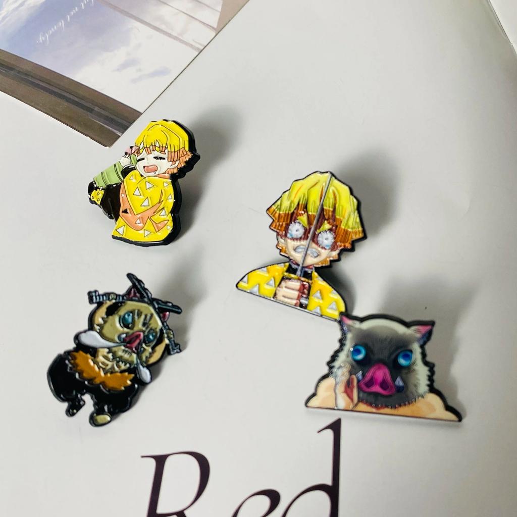 Anime pcs Enamel Pin Brooches for Women Lapel Pins Badges on Backpack Cosplay Accessories Fashion Jewelry Toys Friend Gift