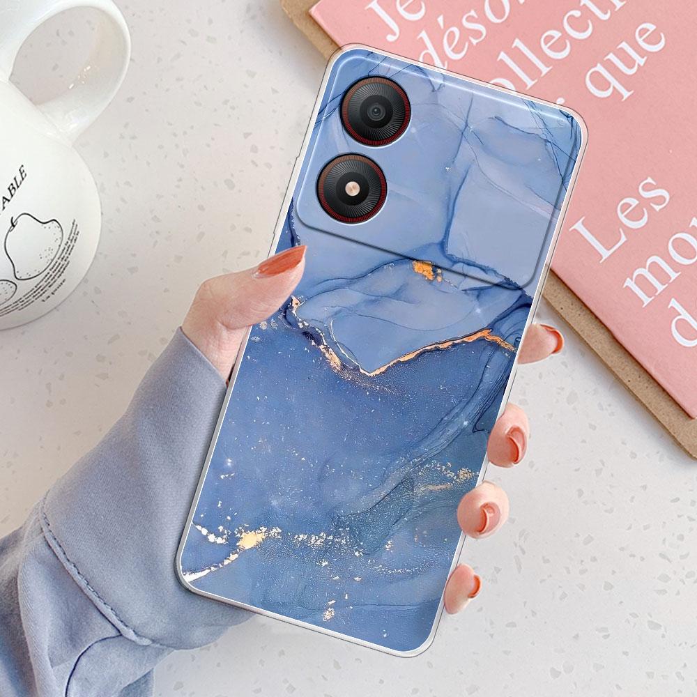 For ZTE Blade A34 Case For ZTE Blade A54 Cover Fashion Clear Protect Soft Silicone Phone Cases For ZTE Blade A34 A54 Coque Funda