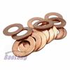 100PCS 10×15mm 7×13mm /15mm Diesel Common Rail Injector Nozzle Copper Seal Washer Fuel Pump Gasket Pad for   CAT