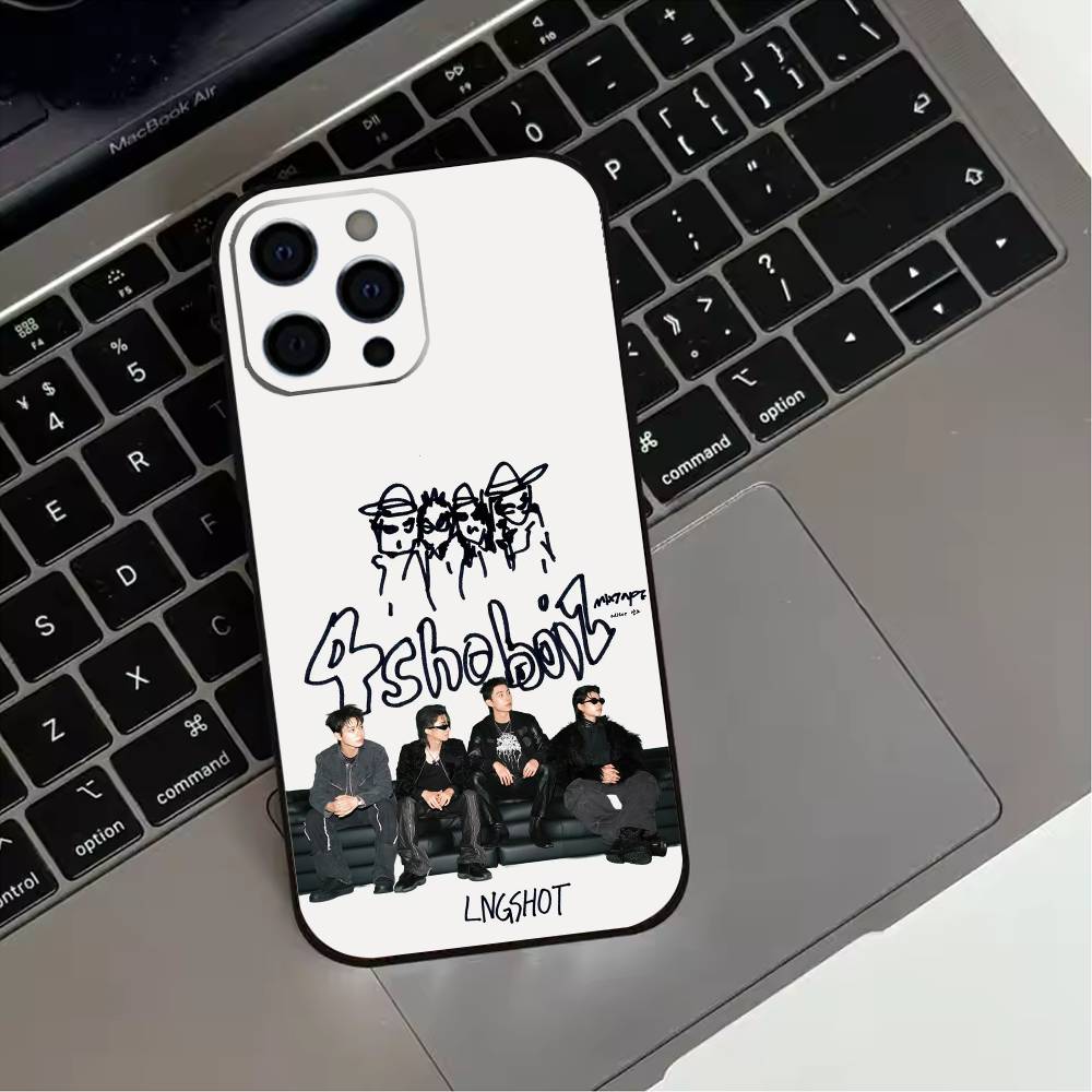 LNGSHOT Hip-hop  Phone Case For iPhone 17,16,15,14,13,12,11 Plus,Pro Max,XS,Soft Silicone Black Cover