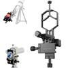 APEXEL APL-F003 Universal Phone Mount for Telescope Phone Phone Scope Digiscoping Adapter 3-Axis Metal Phone Holder for Telescope Spotting Scope