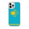 Coque iPhone - Kazakhstan - Drapeau - Souple - Multicolore - TPU Transparent