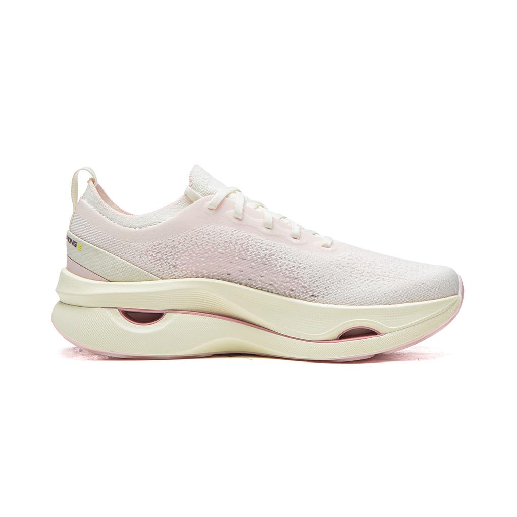 Li Ning Jing Hong 2 Мягкий отскок Повседневные беговые кроссовки Дышащие Амортизирующие Нескользящие Прочные Поддерживающие Легкие Низкие Женская кроссовка ARHW010-12