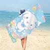1 SanrioSummer Towel Absorbent Cute Cartoon Design with Cupcakes and Stars Compact Rectangle for Beach Travel Pool Bathroom