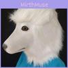 Latex Poodle Wolf Dog Husky Mask Cartoon Animal Costume For Christmas And Halloween