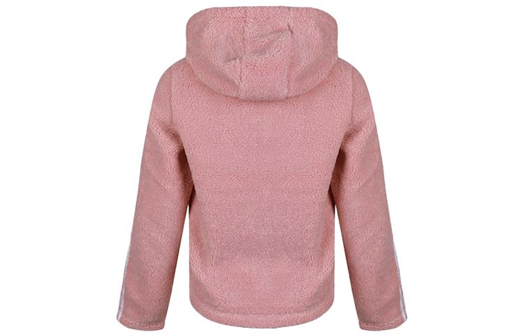 adidas Женские пуховики Розовые С капюшоном Умеренные GJ8067