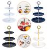 3 Ply Cake Stand Serving Plate Party Cupcake Tray Dessert Fruit-Display-Wedding